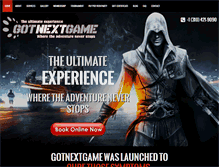 Tablet Screenshot of gotnextgame.com
